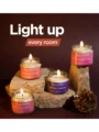 Bella Vita Organic Glass Aroma Candles for Home Decor