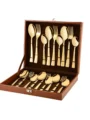 FNS Montavo Alexa Gold Stainless Steel Cutlery Set