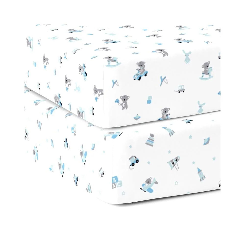 Cotton Crib Fitted Sheets for Baby