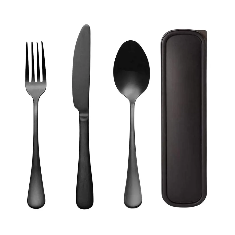Linist Portable Utensils Set with Case | Pack of 1