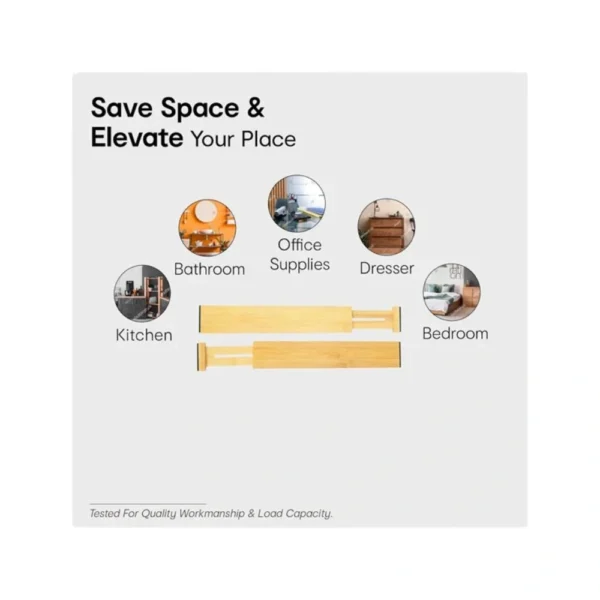 Bamboo Drawer Dividers Specification