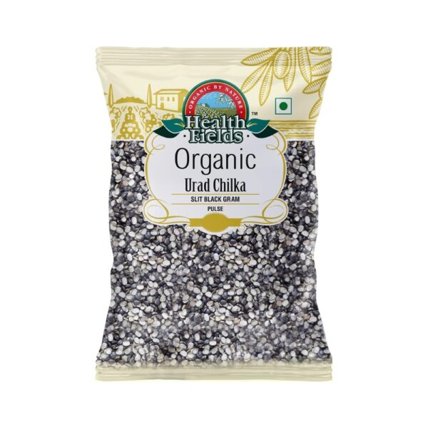 Health Fields Organic Urad Daal/Black Gram - Chilka | 1 kg
