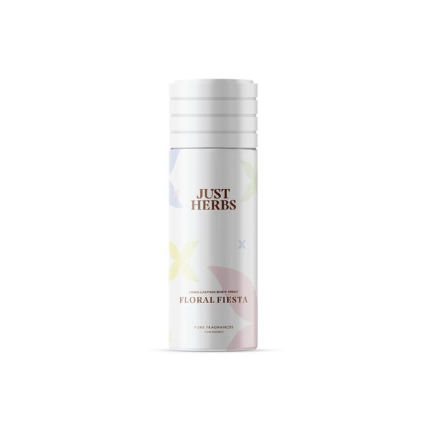 Just Herbs Organic Long Lasting Refreshing Body Spray [Floral Fiesta] | 150 ml