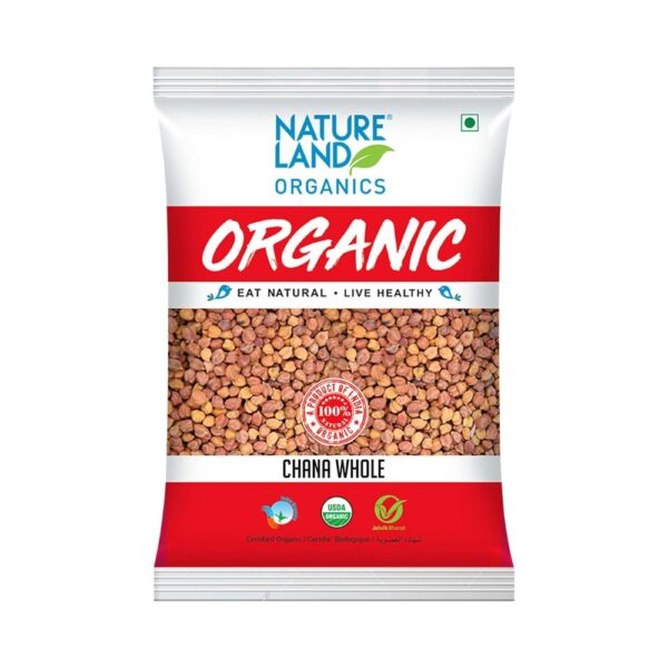 Natureland Organics Chana Whole | 1 kg