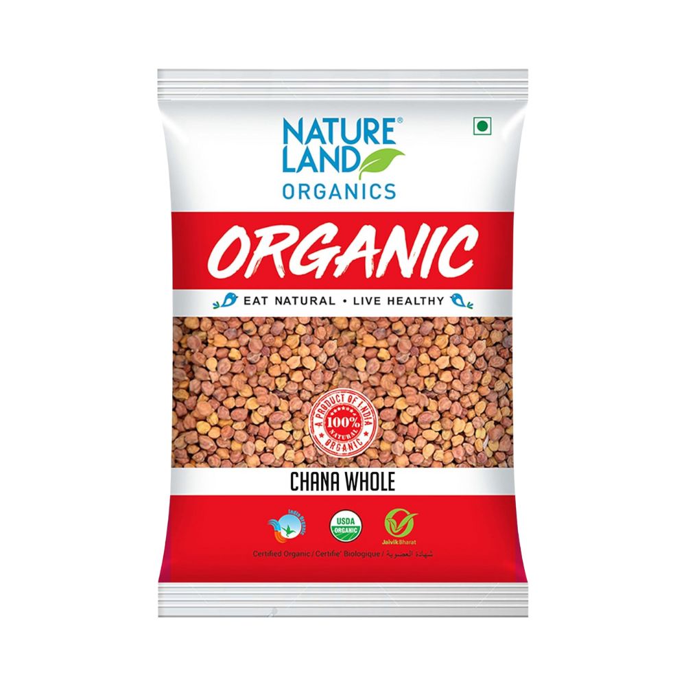 Natureland Organics Chana Whole | 1 kg