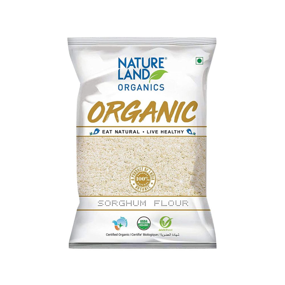 Natureland Organics Sorghum / Jowar Flour | 500 g