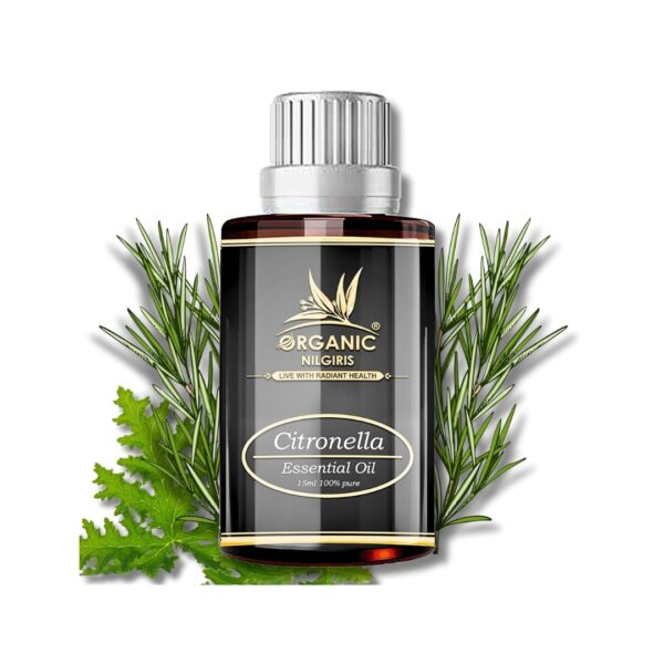 ORGANIC NILGIRIS - Live with Radiant Heath Citronella Essential  Oil | 200 G