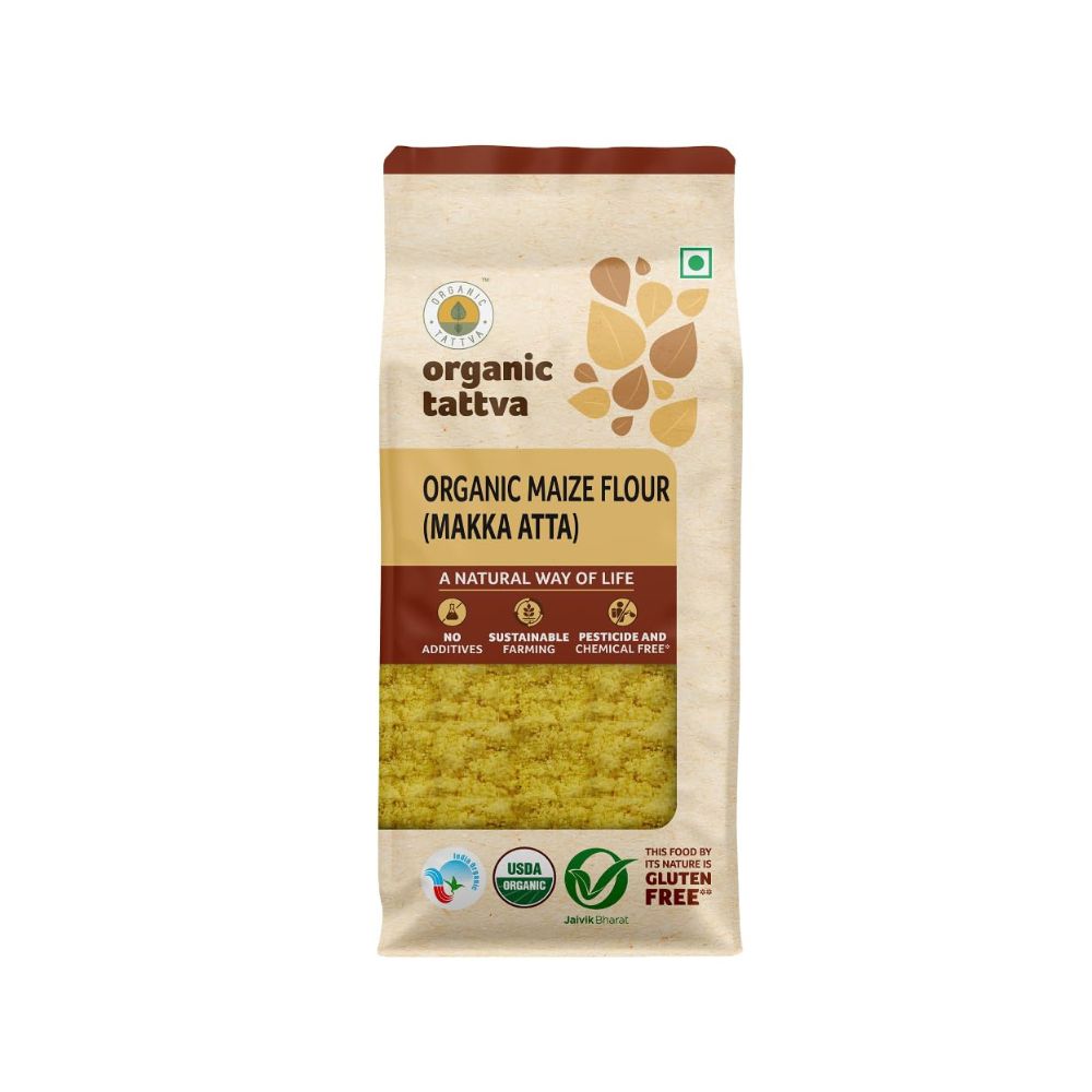 Organic Tattva Organic Maize Makka Atta | 500 g