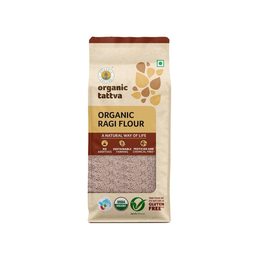 Organic Tattva Organic Ragi Flour | 500 g