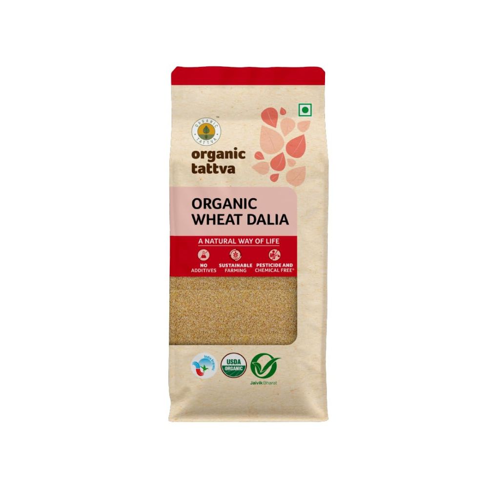 Organic Tattva Organic Wheat Dalia/Daliya | 500 g