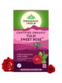 Organic India Chamomile Tulsi Sweet Rose Tea  [ 25 Tea Bags ] | 40 g