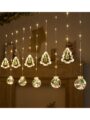 XERGY Christmas LED Curtain Lights (Pack of 1)