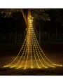 Desidiya Star String Waterfall LED Lights - Tree Fairy Lights with Top Star | 340 g