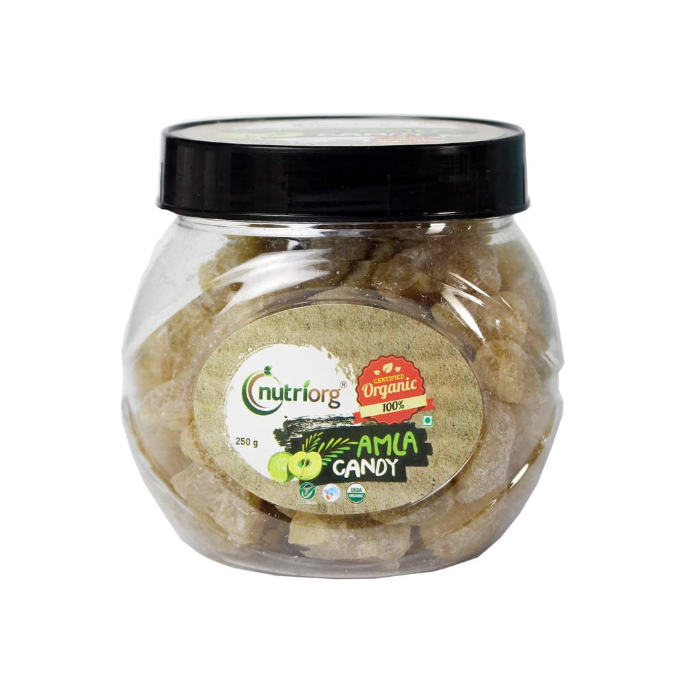 Nutriorg Organic Amla Candy Dry Berries | 250 g