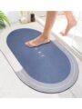 Kintota Rubber Bathroom Oval Door Mat