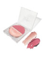 Rubys Organics Cream Blush for Cheeks & Highlighter Duo Palette- Blusher for Face Makeup, Lightweight Flawless All Day Glow, All Skin Types, Natural &Paraben Free (Deep Rose + Illuminate) 9g